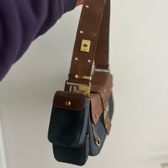 Vintage Dior Columbus bag in denim - Picture 5 of 10